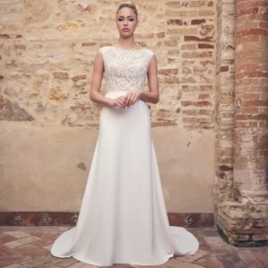 vestido de novia con detalles