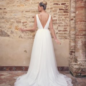 Vestido de novia falda de tul