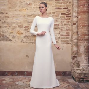  vestido de novia simples para ceremonia civil