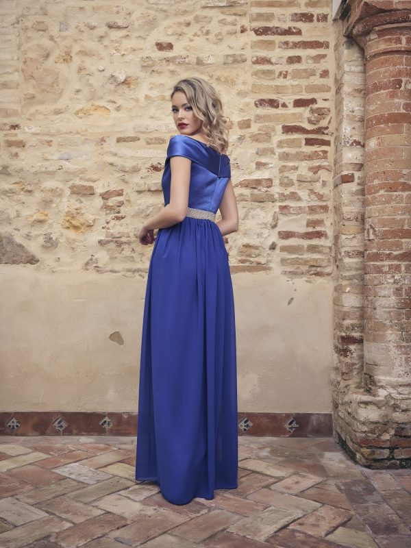BLUE PARTY DRESS WITH GOLD 20´