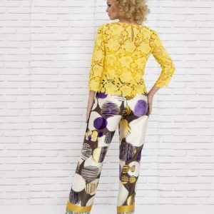 Summer trouser set in yellow shades 2020