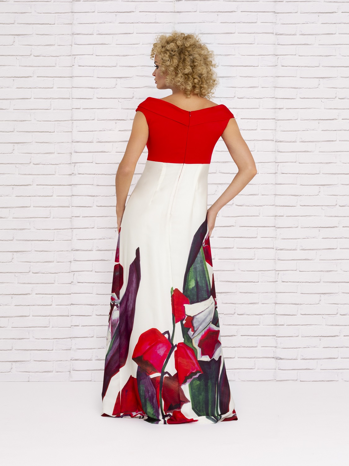 Summer 2020 printed party dress
