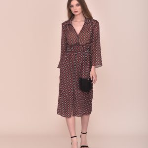 Vestido estilo retro midi 2020