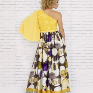 Party dress with long skirt summer 2020