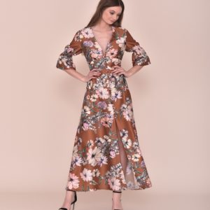 Vestido largo floral primavera 2020