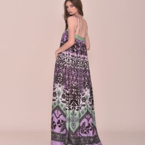 Vestido largo verano 2020 fiesta espalda descubierta
