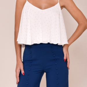 Top blanco para comuniones