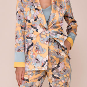 Blazer estampada para eventos