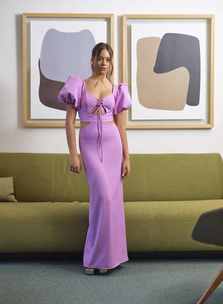 vestido largo para chica joven