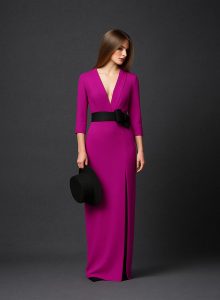 vestido largo para bodas de otoño